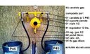 Ver imagem 3 de Kit Cavalete para 02 Botijões P45 Completo com Manômetro 14 Pçs - P45k100
