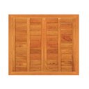 Ver imagem 1 de Janela de Correr Horizontal Reta - Madeira Maciça - Angelim:1,20m X 1,50m