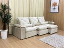 Ver imagem 2 de Sofá Retrátil e Reclinável Comfort Premium Tamanhos e Cores Cor:bege;tamanho:2,70