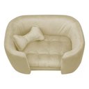 Ver imagem 1 de Cama Pet Poltrona Baby Hanna Veludo - Ssx Multicoisas Cor Bege
