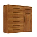 Ver imagem 4 de Cômoda Vitória Plus 1 Porta 8 Gavetas Benetil Móveis