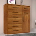 Ver imagem 2 de Cômoda Vitória Plus 1 Porta 8 Gavetas Benetil Móveis