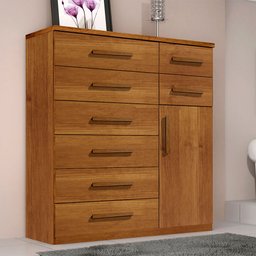 Cômoda Vitória Plus 1 Porta 8 Gavetas Benetil Móveis - 2