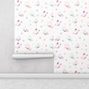 Ver imagem 3 de Papel De Parede Auto Colante Adesivo Borboleta Aquarela Rosa Azul Quarto Infantil Com Laminação