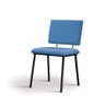 Cadeira Antonella com Tecido Linho - Azul Jeans - 1