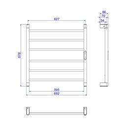 Toalheiro Térmico Deca You de Parede Cromado 220v - 3