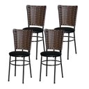 Ver imagem 1 de 4 Cadeiras para Mesa Preta Hawai Avelã:preto