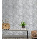 Ver imagem 4 de Papel De Parede Adesivo Marmore Cinza Para Sala e Quarto Com Laminação