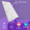 Ver imagem 2 de Papel De Parede Adesivo Marmore Cinza Para Sala e Quarto Com Laminação