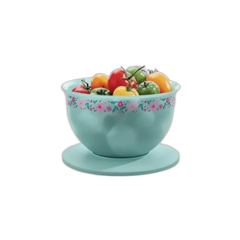 Tigela Murano 4,3 Litros Pétalas Aquamarine Tupperware