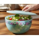Ver imagem 3 de Tigela Murano 4,3 Litros Pétalas Aquamarine Tupperware