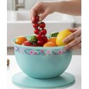 Ver imagem 4 de Tigela Murano 4,3 Litros Pétalas Aquamarine Tupperware