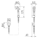 Ver imagem 4 de Ducha Higienica com Gatilho Luxo Cr 7551