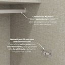 Ver imagem 7 de Quarto Modulado Solteiro Seletto 9 Gavetas MDF MDP Areia Móveis Henn