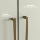 Ver imagem 4 de Quarto Modulado Solteiro Seletto 9 Gavetas MDF MDP Areia Móveis Henn