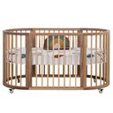 Ver imagem 1 de Berço com Colchão Multifuncional Crescer Madeira Jequitibá