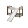 Beliche Infantil Luiza Com Escorregador Branco/mel - 1