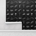Ver imagem 2 de Azulejo Adesivo Retro Lanche Giz Para Cozinha Com Laminação