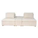 Ver imagem 6 de Sofá Ilha 2 Lugares 228cm Jasmim Bouclé Off White - Sallar Home