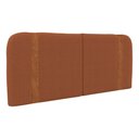 Ver imagem 6 de Cabeceira Painel Orgânico Cama Box King Size Flay 195cm Dobrável Bouclé Terracota - Desk Design