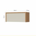 Ver imagem 6 de Armario Geladeira Condessa 1 Porta Basculante 80cm 100 Mdf Crf-crg Nesher