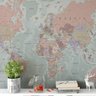 Papel De Parede Mapa Mundi Mundo - 1