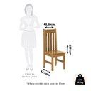 Ver imagem 4 de Conjunto Sala de Jantar Mesa 160cm Retangular e 6 Cadeiras 100% Madeira Maciça Essen Espresso Móveis