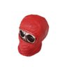 Crânio Caveira Ninja Moto Balaclava Touca Ladrão Vermelho - 2