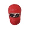 Crânio Caveira Ninja Moto Balaclava Touca Ladrão Vermelho - 3