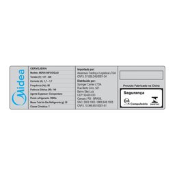 Cervejeira Frost Free 82l Smart 3 em 1 Inverter Bivolt Midea Mdrx150fgggl03 - Bivolt - 7