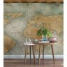 Papel de Parede Mapa Mundi Vintage Para Sala e Escritório - 3