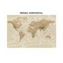 Ver imagem 1 de Papel de Parede Mapa Mundi Para Escritório e Sala