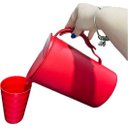 Ver imagem 4 de Tupperware Kit 3 Peças Jarra e Copos Murano Pimenta