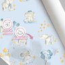 Papel de Parede Auto Adesivo Elefante Fofinho Infantil Azul Quarto Menino Decorativo 18m - 3