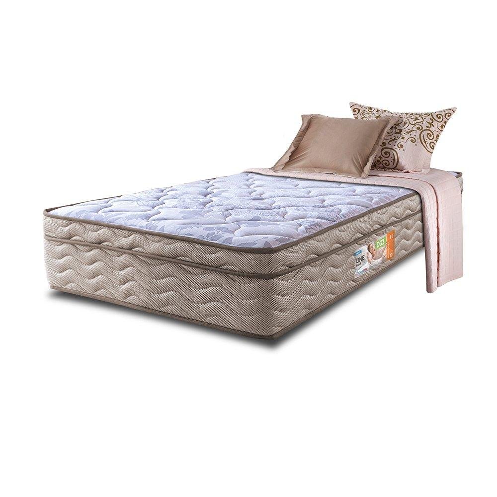 Colchão Solteiro Ortopédico 88x188x28 One Face Espuma D33 Dourado ...