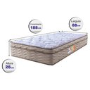 Ver imagem 2 de Colchão Solteiro Cama Inbox Ortofirm 88x188x28 One Face Espuma D33 Dourado