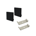 Ver imagem 1 de Kit Acessórios Taschibra para Perfil Sobrepor 3,5x4,5cm Spire 35 Preto