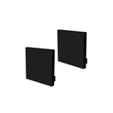 Ver imagem 2 de Kit Acessórios Taschibra para Perfil Sobrepor 3,5x4,5cm Spire 35 Preto