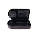 Ver imagem 6 de Porta Detergente e Esponja Rattan Plástico Resistente Com Base Removível Não Molha Pia