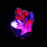 Luminária de Led com Impressão Digital - Homem Aranha - 3