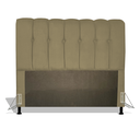 Ver imagem 1 de Cabeceira Estofada Florença 90 cm Para Cama Box Quarto Solteiro Luxo MV Estofados Suede Bege