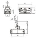 Ver imagem 5 de Chave Liga / Desliga Pino Metal Cs-301b Bipolar 15a Margirius Unico