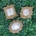 Ver imagem 4 de Kit Porta Retrato Rosê Gold para Árvore Natal 10cm 3 Peças - Magizi