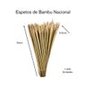 Espetos de Bambu para Churrasco Nc de 50cm X 5.5mm C/1000un - 2