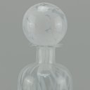 Ver imagem 2 de Garrafa Decorativa 35x12x12cm Vidro Branco com Tampa Messina