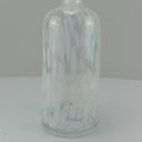 Ver imagem 3 de Garrafa Decorativa 35x12x12cm Vidro Branco com Tampa Messina