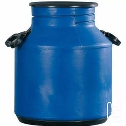 Galão Leite Leiteira 30 Litros Boca Larga Azul Injesul - 1