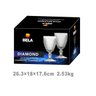 Conjunto Suqueira Diamond 1,8L e 6 Taças Diamond Transparente - 6
