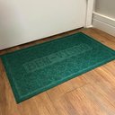 Ver imagem 2 de Tapete Pvc Bem Vindo Capacho Emborrachado Aveludado Entrada Portas de Loja Apartamentoverde