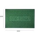 Ver imagem 7 de Tapete Pvc Bem Vindo Capacho Emborrachado Aveludado Entrada Portas de Loja Apartamentoverde